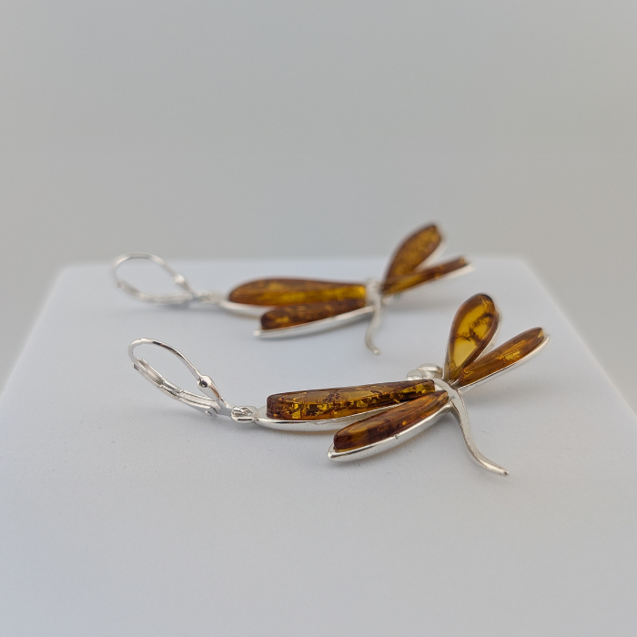 Fiery Devotion Dragonfly Earrings